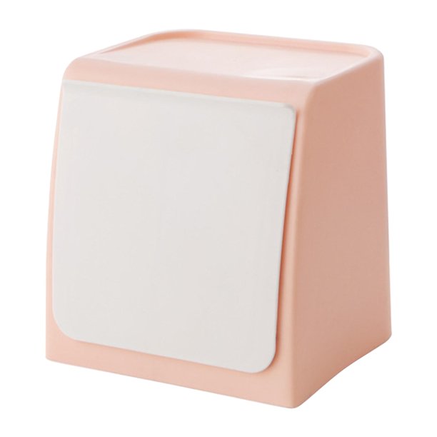 Práctico Cubo de Basura Colgante, Cubo de Basura Montado en Pared, Portátil, Simple, Estilo Moderno, Duradero, Cosmético, Hogar, Oficina, Armario D rosado Macarena bote de basura colgante
