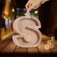 thumbnail image 5 of Ozmmyan Piggy-Bank for Kids Boys Girls Large Piggy Banks 44 English Alphabet Letter,Personalized Wooden,Transparent Money Saving Box Custom Text Name DIY Creative Gift for Real-Money, 5 of 5