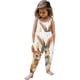 thumbnail image 2 of Mono para niñas pequeñas, mono con estampado de Pascua, mono con tirantes, conjuntos de verano, ropa para niñas, 2 of 7