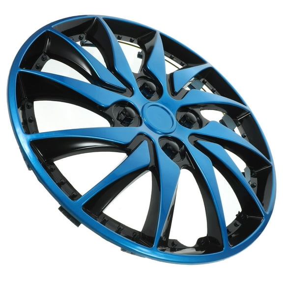 Soimiss 1Pack Wheel Rim Cover Universal PP Blue Black for Car Wheel