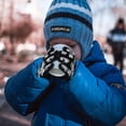 thumbnail image 3 of Guantes de invierno para niños, 3 pares de guantes de punto elásticos y cálidos con agarre para niños, 3 of 5