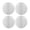 White, Set of 4, variant on Wrapables® 8" Set of 4 Tissue Honeycomb Ball Party Decorations for Weddings, Birthday Parties, Baby Showers, and Nursery Décor, Hot Pink
