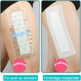 thumbnail image 5 of CUITING 25 Pcs Bandages d'Incision Imperméables - Grand Pansement pour Remplacement du Genou et de la Hanche Protection de Douche Post-Chirurgicale Pansement Adhésif, 5 of 5