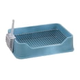 thumbnail image 3 of Bandeja de arena para perros Salvador orinal interior azul, 3 of 10