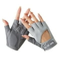 thumbnail image 3 of lnmuld Unisex Half Finger Training Gloves for Yoga Cycling Gym Workouts and Weight Lifting with Enhanced Grip, Size L, 3 of 8