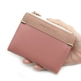 thumbnail image 3 of Monedero corto con cremallera para mujer, sencillo y generoso, tipo cartera, tipo sobre, 3 of 5