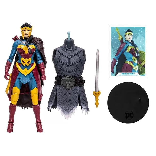 Juego de figuras de acción de invierno sin fin, El Rey Helado, Build Batman, Black Adam, Green Lantern, Wonder Woman, 7quot;, 4 piezas02sin paquetesin paquete zhangyuxiang unisex