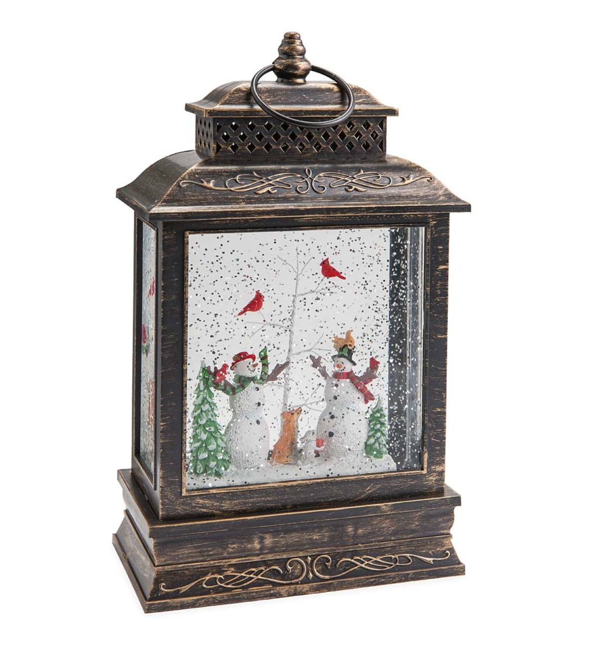 xmas snow globe lanterns xmas snow globe lanterns