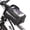 Black, variant on YAHHU Waterproof Bicycle Phone Mount Front Frame Top Tube Bag with Touchscreen Holder Case, Champagne (8.3 inches / 21 cm)