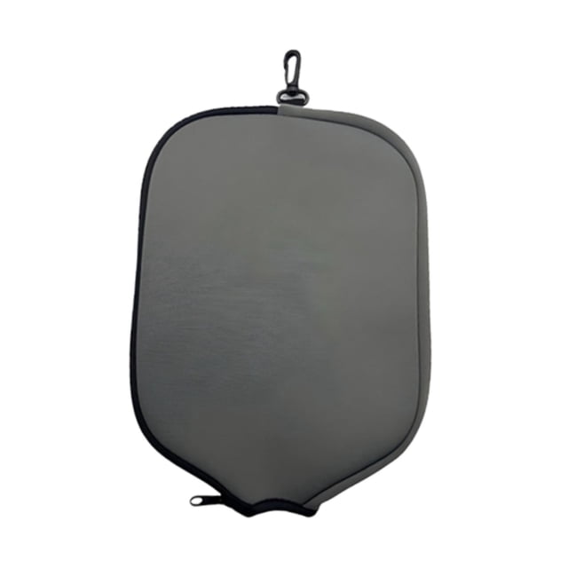Funda protectora para raqueta de pickleball, con cremallera, impermeable, para hombre y mujer Gris