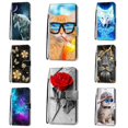 thumbnail image 2 of Funda de cuero para Samsung Galaxy A23, A73, M23, M33, M53, 5G, S22 Plus, gato, perro, Animal, flor, 2 of 4
