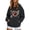 Black, variant on Game Day Hooded Sweatshirt Women Graphic Hoodies Funny Football Graphic Shirt Game Day Pullover Hoodies Long Sleeve Black L