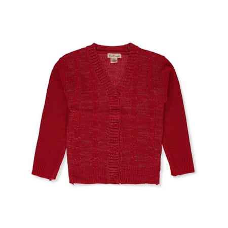 

Pink Angel Girls Holiday Button Cardigan - red 2t (Toddler)