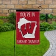 thumbnail image 2 of University of Wisconsin Badgers Double Sided Garden Flag Banner 12x18 Inch Country Design, 2 of 2