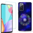 thumbnail image 1 of Slim-Fit Protective Phone Case for Samsung Galaxy S20 FE 5G Fan Edition, with Tempered Glass Screen Protector, by OneToughShield ® - Zodiac / Horoscope, 1 of 4