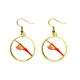 thumbnail image 1 of Ear Dangle Golden Drop Earring Jewelry Mujer Unbranded M, 1 of 3