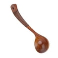 thumbnail image 1 of Wooden Spoon, Scratch Resistant Easy To  Long Handle Spoon Glossy Edges  For Food Stirring Type 1, 1 of 8