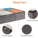 thumbnail image 3 of Contenedores de almacenamiento debajo de la cama, (paquete de 2), bolsas de almacenamiento grises de gran capacidad con asa reforzada, para ropa, sábanas, toallas, mantas, dormitorio, armario, dormitorio JM MX-0140504FYD, 3 of 5
