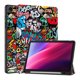 thumbnail image 3 of Funda para tableta con soporte triple y función de encendido/apagado automático para Galaxy Tab A9+ (Graffiti), 3 of 9