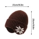 thumbnail image 2 of Gorro de punto de invierno con alfiladeras para hombres - mezcla de lana acrílica, resistente al frío a -15°C, talla única para esquiar, correr y actividades al aire libre, 2 of 5