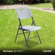 thumbnail image 5 of Silla Plegable Loomber  Blanca Verona - Set de 4 piezas, 5 of 8