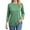 Green, variant on BAODANN 3/4 Length Sleeve Womens Tops Crewneck Lace Tunic Business Casual Dressy Blouses Layering Tee for Women Shirts for Women Trendy Striped Tee Women Ladies Workout Womens Athletic Tee Shirts