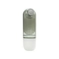thumbnail image 2 of Pet Water Bottle & Food Cup | Portable Dog Feeder, Leak-Proof Dispenser | Dual Compartments, Push-Button Spout, Lightweight Plastic, 8.46x2.95in, Beige/Green, Travel Essential, 2 of 6