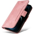 thumbnail image 5 of iPhone 12/12 Pro Wallet Case,PU Leather Folio Kickstand Card Slots Cover for iPhone 12/12 Pro,Book Folding Flip Case with Detachable Wrist Strap,Protective Cover for iPhone 12/12 Pro,Pink, 5 of 14