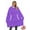 Purple, variant on Fantaslook Wearable Blanket Hoodie for Women and Men, Oversized Sherpa Fleece Blanket Sweatshirt with Sleeves & Pocket
