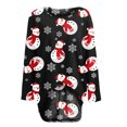 thumbnail image 5 of Cardigans Courts pour Femmes, Chandails en Molleton de Noël à Col Rond pour Femmes, Imprimé Élan Mignon, Manches Longues, Chemises Décontractées d'Automne en Liquidation, 5 of 5