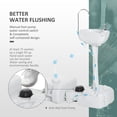 thumbnail image 3 of Évier de Camping Portable - Bassine pour Poste de Lavage des Mains avec Réservoir de Récupération, Distributeur de Savon et Porte-Serviettes, 3 of 7