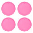 thumbnail image 1 of Uxcell 4 Pcs Moldes de Resina de Círculo Grande de Silicona para Colgantes de Llaveros, Rosa, 1 of 6