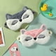 thumbnail image 2 of [SKC] Lindo antifaz para dormir de zorro de peluche de dibujos animados para descansar, viajar, relajarse, ayudar a dormir, [Shakangcool], 2 of 4