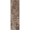 thumbnail image 2 of Addison Rugs Mayfield Washable Transitional Ikat Chocolate Runner Rug, 2'3" x 7'6", 2 of 5