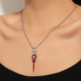 thumbnail image 6 of FENOHREFE Adjustable Length Neckchain Metal Pendant Necklace Unisex Streetwear Accessory Hip Hop Choker Jewelry for Men and Women, 6 of 8