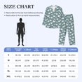 thumbnail image 4 of Salouo Funny Chicken Print Button-Front Long Sleeve Pajama Set for Men, Soft 2Pjs Men's Long Sleeve Sleepwear-Large, 4 of 7