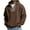 1-Brown, variant on Eryao Oversized Hooded Sweatshirt Men Waffle Long Sleeve Pullover Hoodies Soft lIGHTWEIGHT Athletic Drawstring Hoodie with Pocket,Brown,XL