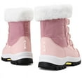 thumbnail image 5 of Stepedia Winter Boots for Women Waterproof Lace Up Anti-Slip Casual Snow Booties, Pink Size 9, 5 of 8