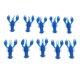 thumbnail image 5 of 10pcs Soft Fishing Lure Crawdad Bait PVC Shrimp Artificial Soft Lure Baits for Bass Fishing, 5 of 5