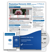Learn Photoshop Elements 2020 Deluxe Training Tutorial- Video Lessons, PDF Instruction Manual, Quick Reference Software Guide for Windows by TeachUcomp, Inc.