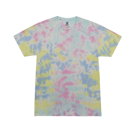 Colortone Tie Dye T-Shirts Multi Colors Adult S to 3XL Men 100% Cotton