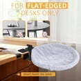 thumbnail image 5 of 360° Rotating Cat Desk Hammock – Space-Saving Cat Perch with Clamp Mount, 2 Washable Pads, Supports up to 45 lbs, 5 of 7