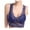 Blue, variant on Lace Bralette for Women Push Up Bra Sexy Wireless Padded V Neck Plus Size Comfort Lingerie Tops