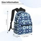 thumbnail image 2 of Easygdp Vintage Blue Mochila Casual para Portátil, Mochila para Escuela, Viajes, Negocios, 2 of 6