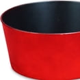 thumbnail image 3 of 12" Red Recycled Plastic Indoor Outdoor Round Pot Planter, 3 of 4