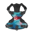 thumbnail image 4 of Lsque Aurora Borealis Village Dog Harness, No-Pull Pet Harness with 2 Leash Clips, Adjustable Soft Padded Dog Vest with Easy Control Handle for Large Dogs-X-Large, 4 of 9