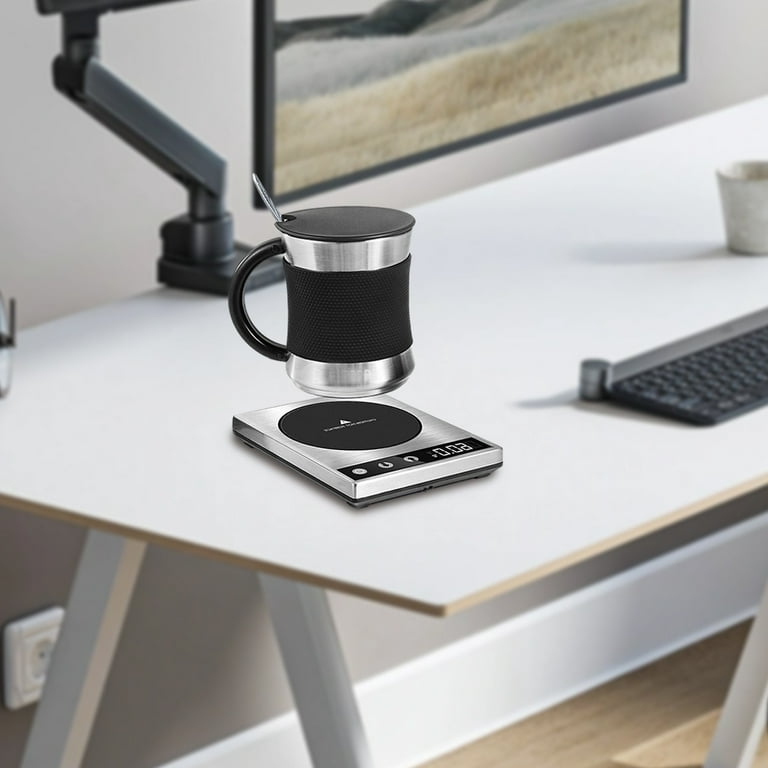  COSORI Coffee Mug Warmer & Mug Set, Electric 24 Watt, Touch  Tech & LCD Digital Display, 304 Stainless Steel, 17 oz, Mug lid & Pour Over  Coffee Maker : Home & Kitchen