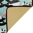 thumbnail image 6 of SKYSONIC Valentine's Day Kitchen Rugs and Mats,Cute Panda Couple Non Slip Washable Cushioned Carpets Polyester AntiFatigue Comfort Porch Floor Mat Doormat for Washroom Bedroom Office 39 x 20 inch, 6 of 7