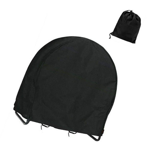 Firewood Circular Rack Cover Dustproof Weather-Resistant Protection Shield Waterproof Storage Holder Home Garden Yards Type1
