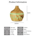 thumbnail image 4 of PureCasa Household Aroma Diffusers with Colorful Lights, 300ml Wood Grain Smart Mini USB Desktop Aromatherapy Oil Diffuser, Quiet Portable Humidifiers for Bedroom, 1PC, Yellow, 4.3"x4"x4", 4 of 8